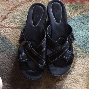 Cole Haan Sandals Size 9 w/ 2” Heel.